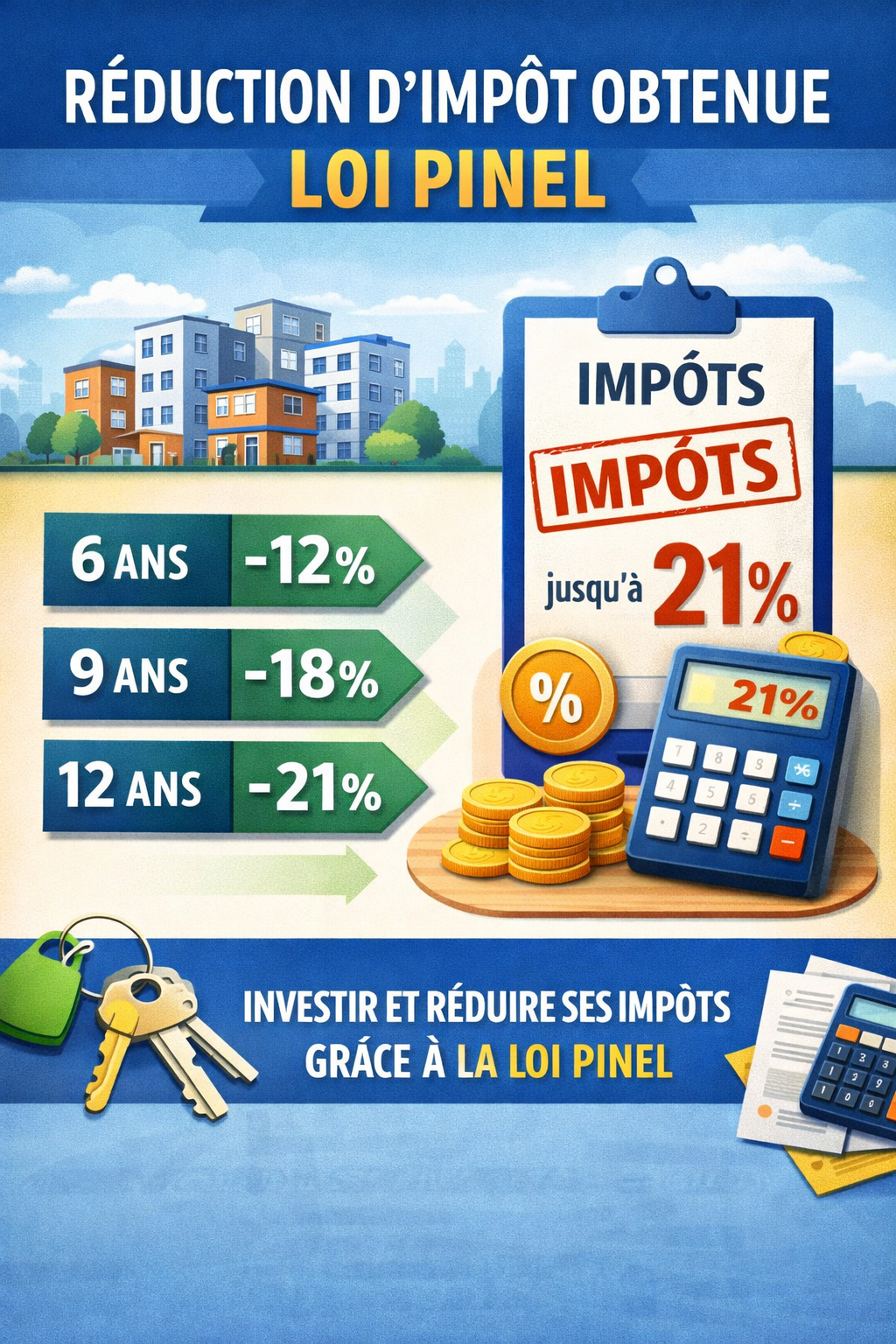 Réduction d’impôt loi Pinel